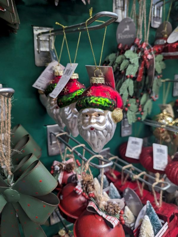 Christmas tree decorations - the secret garden centre - South London