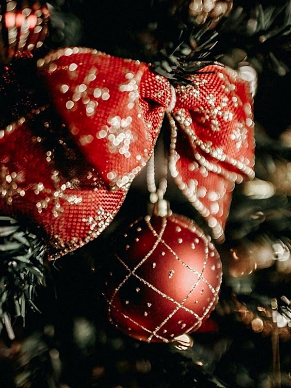 Christmas tree decorations - the secret garden centre - South London