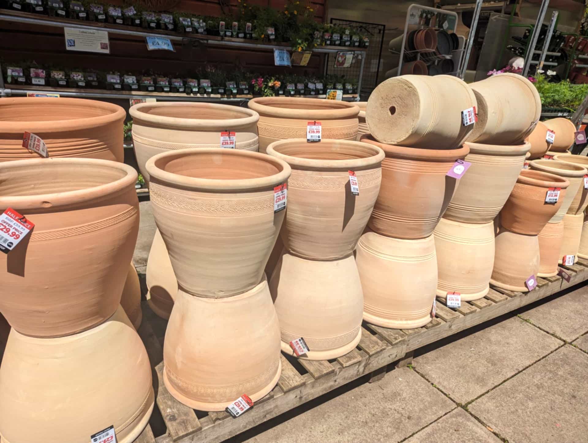 Himalaya Terracotta containers